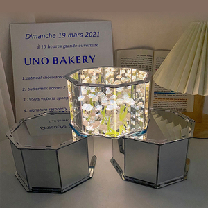 ชุดวัสดุทำโคมไฟกลางคืนรูปดอกกุหลาบแปดเหลี่ยม งานฝีมือ DIY ของขวัญวันเกิด โคมไฟกลางคืนรูปดอกทิวลิป - Product Image 3