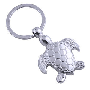 Promotion Porte-clés en métal 3D personnalisé avec logo sur mesure, motif tortue de mer vintage, amusant, souvenirs, breloques pour sacs - Product Image 4