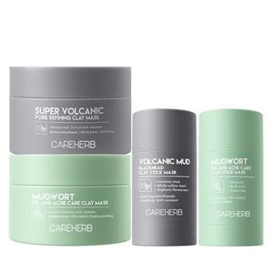 Masque facial en stick OEM à marque privée, enrichi en armoise, boue volcanique et argile verte au thé vert - Product Image 6