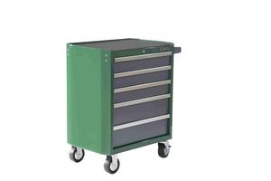 SATA 5-Drawer Heavy-Duty Rolling Storage <b>Cabinet</b> with <b>Wheels</b> Green 1 Year Warranty Customizable OBM/ODM for Automotive Repair - Product Image 3