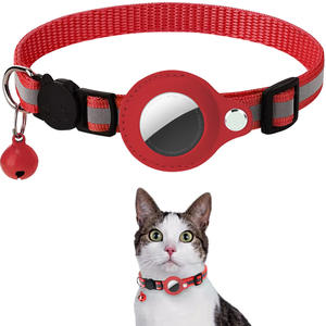 Capa Protetora de Poliéster para Rastreador Airtag de Pets, Coleira Antiperda com Sino Refletivo para Gatos - Product Image 4