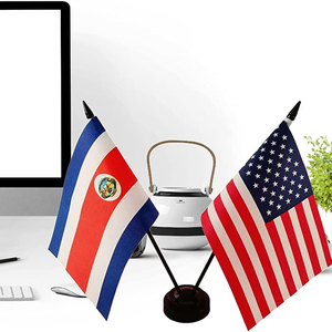Bandera de escritorio, producto promocional directo de fábrica, 100% poliéster, personalizada, América y <span class=keywords><strong>Costa</strong></span> Rica - Product Image 2