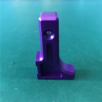 Composants de robot en aluminium usinés CNC Prototypage rapide Fil de forage EDM Brochage avec surface anodisée