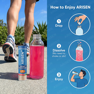 טבליות אלקטרוליטים ספורטיביות של OEM עם מגנזיום, סידן, אשלגן, כלוריד וסודיום, טבליות תוססות להידרציה - Product Image 3