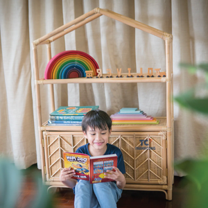 Muebles de ratán arqueados para niños, juguetes de armario de ratán, caja de almacenamiento, venta al por mayor - Product Image 4