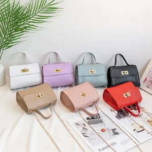 Lizard pattern portable small square bag2022hand bagSimple fashion messenger bag diamond chain one shoulder bag women