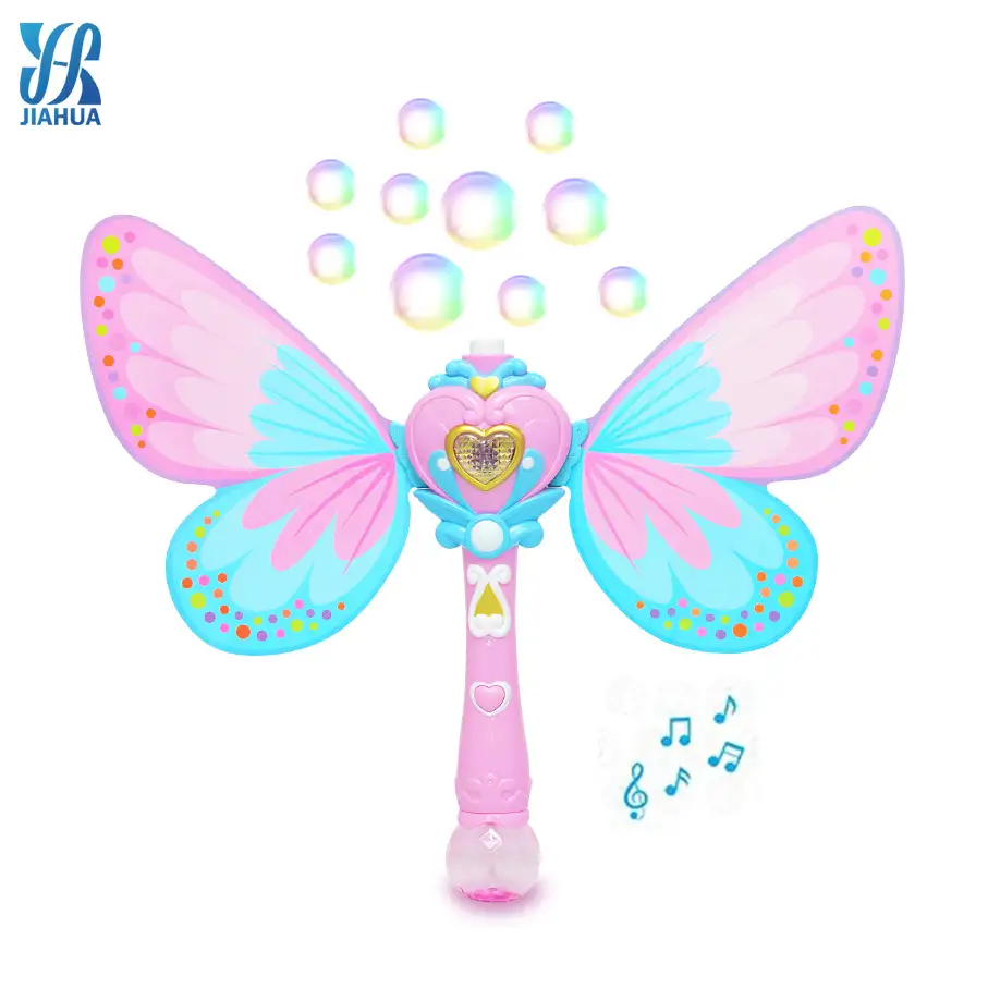 Varita eléctrica de burbujas con luz y música para niños, juguete de burbujas de jabón para exteriores, para verano, nueva