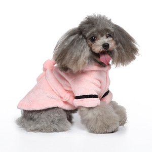 Custom Pet <strong>Dog</strong> Clothes Super Absorbent Pet <strong>Bathrobe</strong> for Cats and <strong>Dogs</strong> Microfiber <strong>Dog</strong> <strong>Bathrobe</strong> Bath Towel - Product Image 3