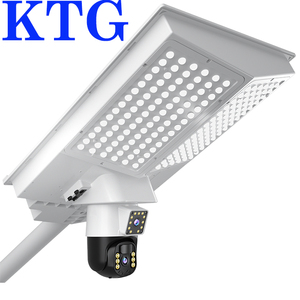 New Arrival Solar Street Light With Camera 4G Wifi 4MP Outdoor Solar Monitoring <b>Lamp</b> 2000W CCTV <b>Wireless</b> - Product Image 1