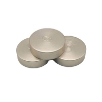 Bouchons à vis en aluminium brossé 56/400 pour pots cosmétiques en verre et en plastique, avec logo personnalisé, fermetures dorées