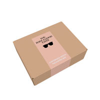 Cajas de Cartón Plegables Impresas Personalizadas para Calcetines, Ropa Interior, Gafas de Sol, Cajas de Regalo con Logotipo