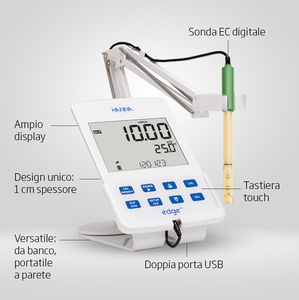 Hanna เครื่องวัดค่าการนำไฟฟ้า/TDS/ความเค็ม-HI2003 - Product Image 4