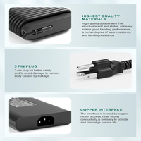 Chargeur secteur pour ordinateur portable 360W 19.5V 18.46A pour Dell Alienware M18 R2 Alienware X16 R2 Alienware X51 M18x Area-51m R1 R2 Adaptateur secteur