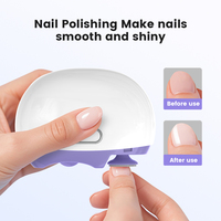 Meilleure Vente : Coupe-Ongles Électrique 2-en-1 Rechargeable USB avec Polissage Automatique et Lime à Ongles Électrique
