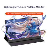 Moniteur portable IPS Full HD de 15,6 pouces avec fréquence de rafraîchissement de 144 Hz, luminosité de 400 cd/m², haut-parleur intégré, série professionnelle