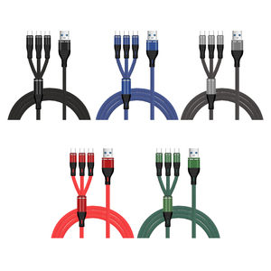 Nylon Bện <span class=keywords><strong>USB</strong></span> 3 Trong 1 Ba Type-C Nhanh Chóng Sạc Cáp Phổ Pd 60W Nhanh Chóng Sạc Cáp Cho Tất Cả <span class=keywords><strong>USB</strong></span>-C Điện Thoại Di Động 15/16 - Product Image 3