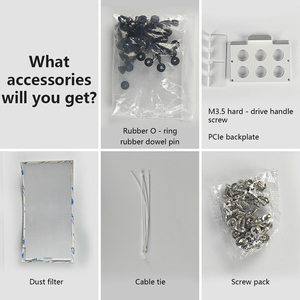 Thế hệ thứ ba nâng cấp phổ Chassis NAS trường hợp máy tính Sagittarius Hợp kim nhôm trong phong cách dọc MicroATX Yếu tố hình thức - Product Image 5