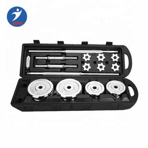 調整可能な40kgジムフィットネスバーベルアイアングリップ15kgダンベルフリー重量競争力のある価格 - Product Image 5