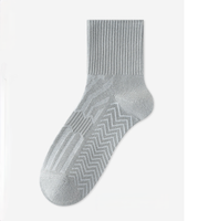 Chaussettes de compression en coton tricoté pour jeunes hommes, avec logo personnalisé, de haute qualité, pour le sport, la marche et la course à pied