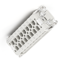 500V 16a connecteur robuste Harting Han Type 16 broches connecteur mâle et femelle