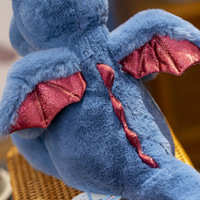 Dinosaure en peluche super doux de haute qualité, prêt à être expédié, jouet d'anniversaire, animal en peluche mignon, dinosaure debout