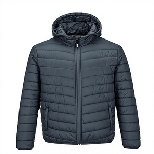 Chaqueta Parka Acolchada Ultraligera Personalizable para Hombre, con Capucha, Talla Grande, Impermeable, Transpirable, con Cierre de Cremallera y Forro de Piel de Oveja para Invierno - Product Image 1