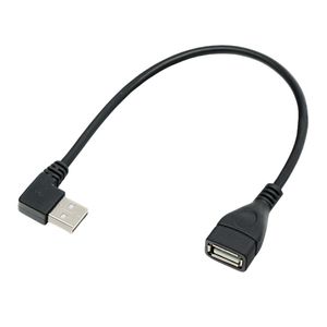 สายต่อขยาย USB 2.0 ชาย-หญิง แบบงอ 90 องศา หัวต่อรูปตัว L สายดาต้า - Product Image 1