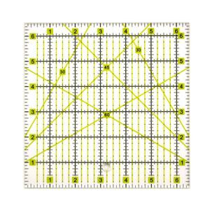 Règle en acrylique antidérapante <span class=keywords><strong>de</strong></span> 6,5 pouces pour la <span class=keywords><strong>couture</strong></span>, outils <span class=keywords><strong>de</strong></span> quilting DIY, règle carrée pour le quilting - Product Image 1