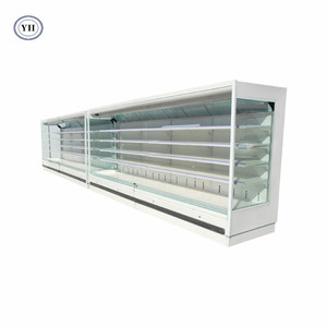 Mở máy làm lạnh không khí siêu thị mát hiển thị cửa kính hiển thị thương mại tủ lạnh phía trước CE - Product Image 6