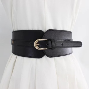 Cinturón ancho para mujer, hebilla de aguja, vestido decorativo, elástico, PU, cintura elástica, envoltura, faja de moda, envoltura de cintura para mujer - Product Image 3