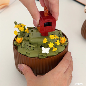 Bloques de Construcción 3D Pop-up 2025, Nuevo Diseño de Jardín Floreciente con Iluminación Dinámica, Juguetes de Flores Eternas para Armar, Regalo - Product Image 6