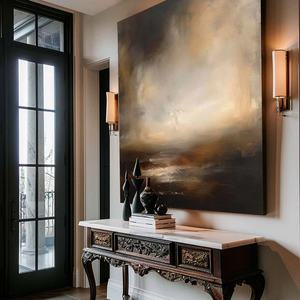 Pintura Moderna y Sencilla de Naturaleza Muerta Figurativa, Arte Abstracto Hecho a Mano sobre Lienzo, Decoración de Pared Grande para el Hogar, Sala de Estar, Textura 3D - Product Image 3