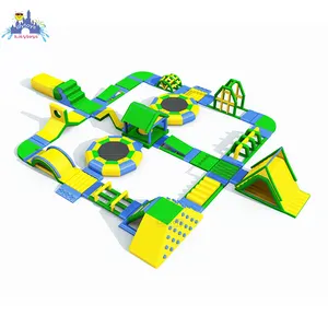 Lilytoys Fabriek Professionele Fabrikant Drijvende Water Park Zee Aqua Park Hoge Kwaliteit Zwembad Opblaasbare Water Park