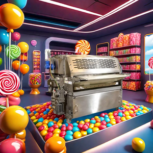 High Output Twist Sour Belt <strong>Twizzler</strong>-Style Rainbow Licorice Extruding Machine Halal Sour Belt Gummy Line for Sale - Product Image 1