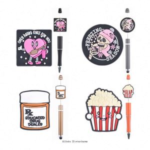 Perles focales 3D personnalisées avec l'inscription 'What Does ab Mean' pour stylos, inspirées des artistes Taylor Swift, Karol G <span class=keywords><strong>et</strong></span> de la star du pop Selena, 'Meilleur Papa' - Product Image 2