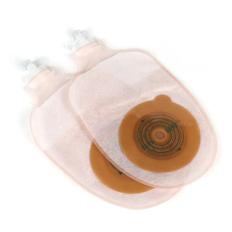 Manufacturer Stoma Care Two-piece System Colostomy Ostomy Bag Drainable Colostomy Ostomy Pouch With Measure Card