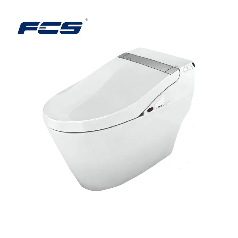 Wc da bagno intelligente automatico di alta qualità con sensore per wc senza serbatoio bianco