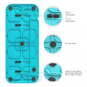 Thước Cắt Sổ Lưu Niệm Thủ Công A4 Bộ Dụng Cụ Cắt Giấy Xoay Dành Cho Cricut Vinyl Nhãn Thẻ Giấy Tờ Văn Phòng Ảnh Cutt - Product Image 5