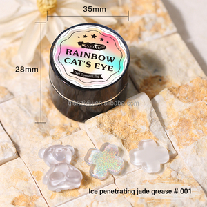 Il Gel per occhi di gatto arcobaleno a 6 <span class=keywords><strong>colori</strong></span> si immerge in Gel magnetico Uv Gel scintillante per unghie aurore - Product Image 2
