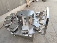 Machine automatique électrique rotative multifonction pour la fabrication de gaufrettes croustillantes, de rouleaux d'œufs et de cornets de crème glacée