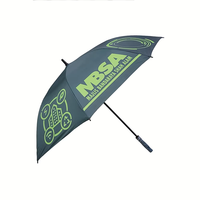 Parapluie de golf pour adultes 130 cm, à ouverture automatique, avec cadre en fibre de verre, motif droit, imperméable, personnalisable avec logo, vente en gros d'usine à prix abordable