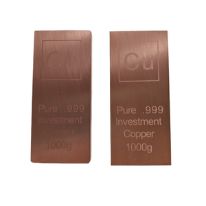 Lingotes de Cobre Puro 99% con Grabado Personalizado para Colección, Regalos y Diversificación de Activos en el <span class=keywords><strong>Mercado</strong></span> Minorista - Product Image 1