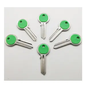 Round Plastic Head UL050 Key Blank Customized Colour House Key For Duplication For Cutting