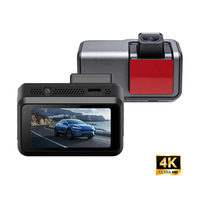 Caméra de tableau de bord 3 pouces pour voiture, double enregistrement 4K avant et 1080P arrière, WiFi, GPS, enregistrement en boucle, vente directe usine