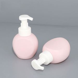 Vente en gros de flacons distributeurs de savon moussant pour les mains en HDPE à paroi épaisse de 300 ml, blanc et rose, pompe à mousse pour shampoing, minimum. Commandez 100 pièces - Product Image 3
