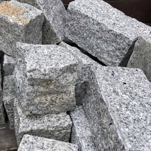G603 Pavé <span class=keywords><strong>en</strong></span> granit 10x10 cm <span class=keywords><strong>Pierre</strong></span> grise dégringolée de style moderne pour <span class=keywords><strong>allée</strong></span> et aménagement paysager - Product Image 2