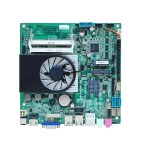 Carte mère ELSKY mini-itx ddr3 QM9600 double cœur 2.5G i7-<span class=keywords><strong>6500</strong></span> Realtek ALC662 1*VGA DB15 1*LVDS/EDP MSATA3.0 HD-MI 2*DDR3 SODIMM - Product Image 5