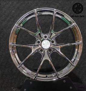 Cerchi in Lega Forgiati 168 VS5RS Triple Chrome 18 19 20 21 Pollici 5x120 5x114.3 Monoblocco Concavi Profondi per <span class=keywords><strong>BMW</strong></span> M3 M4 Tesla 5x112 - Product Image 2