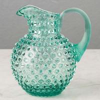 Pichet en verre moderne à motif personnalisé pour usage quotidien, restaurant, maison, avec poignée, pour cuisine, table, décoration de mariage, vente en gros