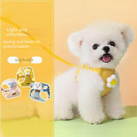Ensemble Harnais et Laisse pour Chien avec Décoration Étoile 3D Mignonne, Harnais Gilet Réglable en Velours Côtelé Doux pour Petits Chiens et Chats, OEM ODM Disponibles